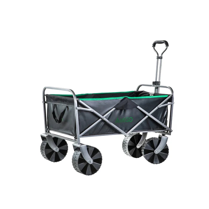 עגלת קמפינג Amigo Wide Glide עם גלגלים רחבים