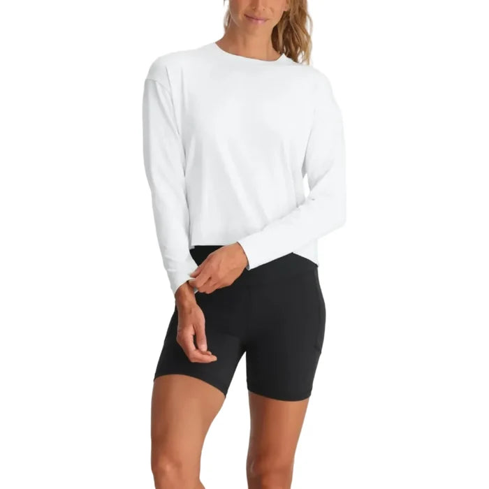 Women's Bamboo Shade Crossover Long Sleeve Shirt