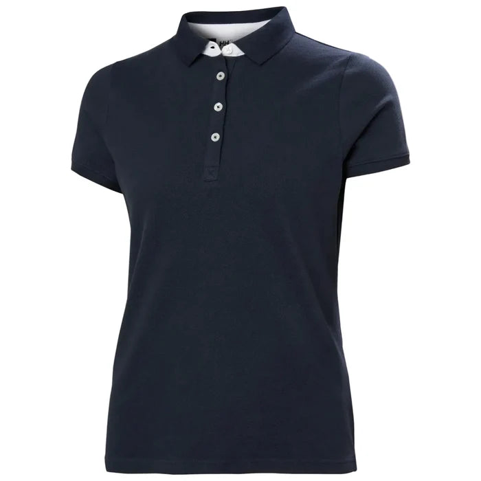 Women's Crew Polo Cotton Pique Shirt