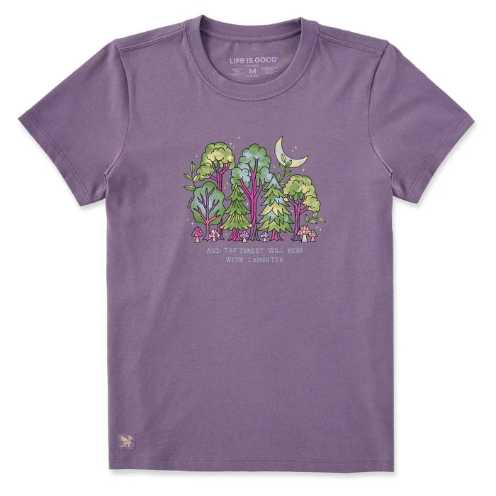 Women's Echoes of Laughter Forest Short Sleeve Crusher-LITE Tee Shirt