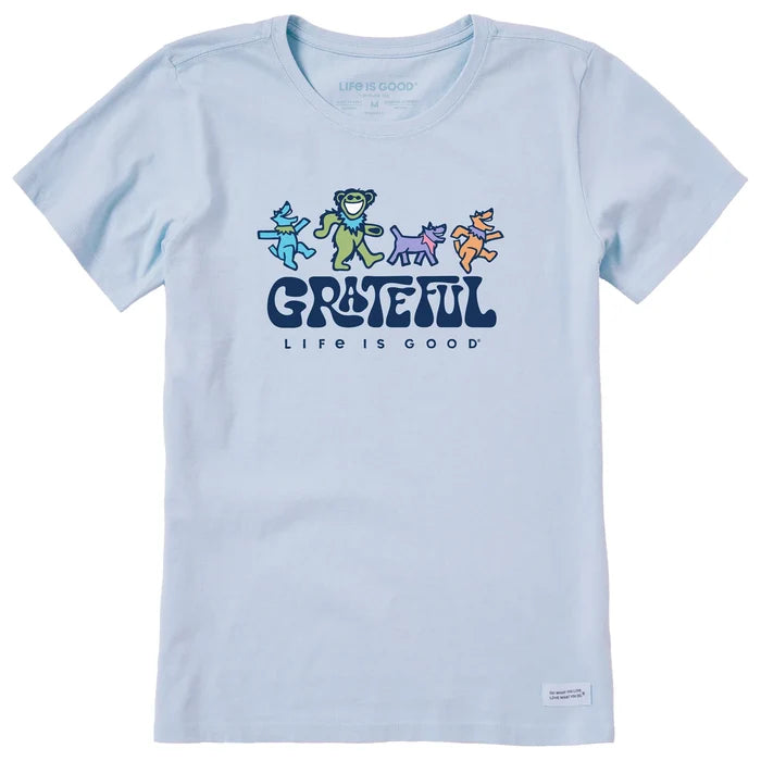 Women's Grateful Dancers Short Sleeve Crusher Tee Shirt