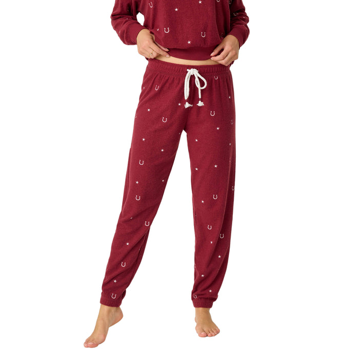 Women's Hold Your Horses Horseshoe Embroidered Sweatpants