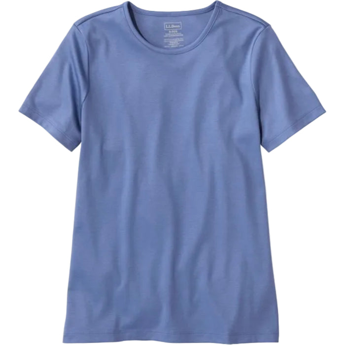Women's Pima Cotton Short-Sleeve Crewneck Tee Shirt