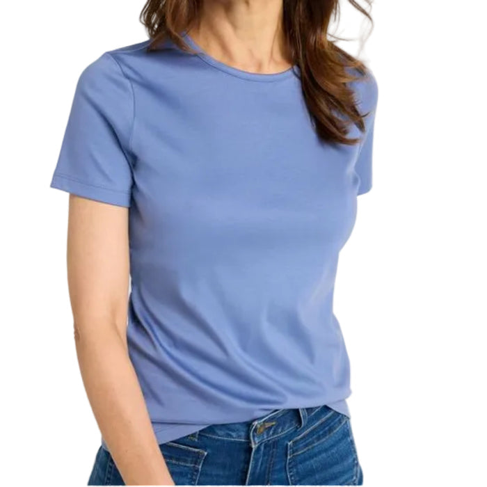 Women's Pima Cotton Short-Sleeve Crewneck Tee Shirt