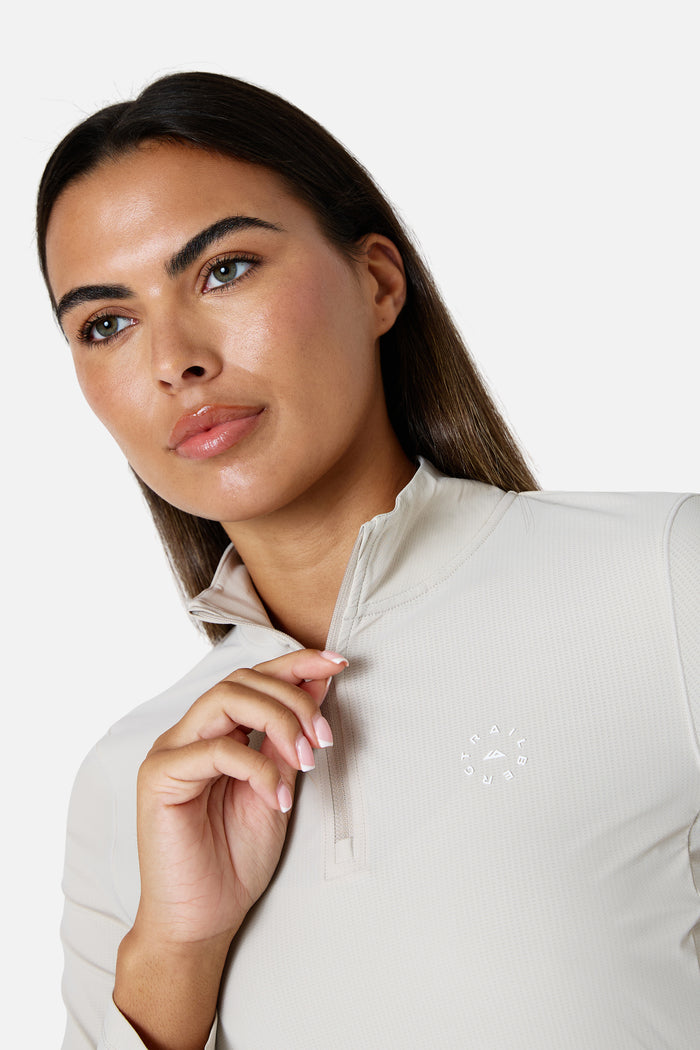 Womens Tide 1/4 Zip - Mercury Mist