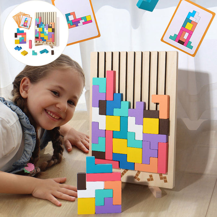 Wooden Stacking Puzzle Toy