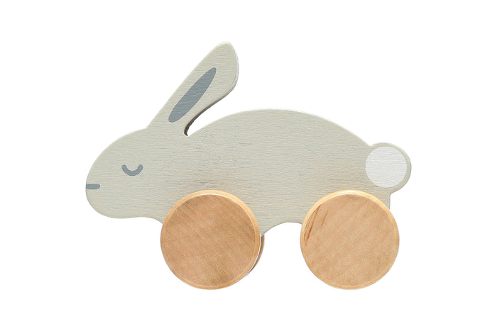 Wooden Toy Push-Along Bunny - Wee Bee Baby Boutique