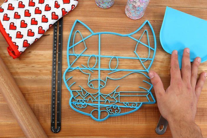XL 12 Inch Shiba Inu Cookie Cutters Samurai Shiba - Shiba Inu Cake Cutter - Gift for Shiba Inu Owner
