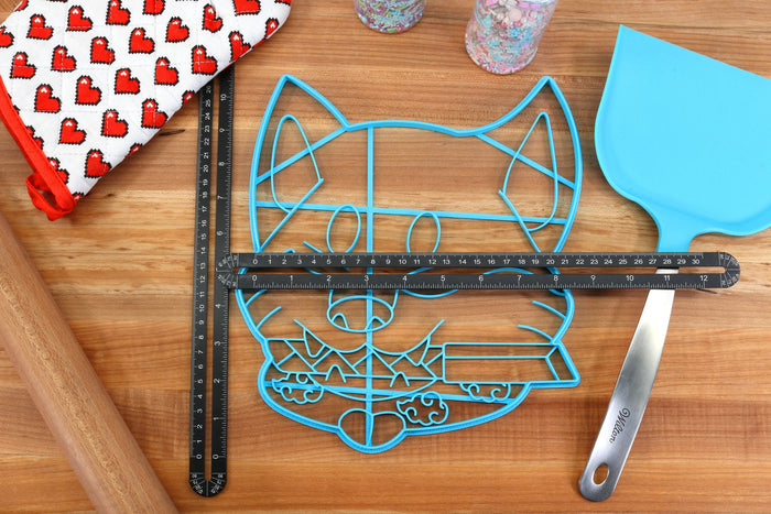 XL 12 Inch Shiba Inu Cookie Cutters Samurai Shiba - Shiba Inu Cake Cutter - Gift for Shiba Inu Owner