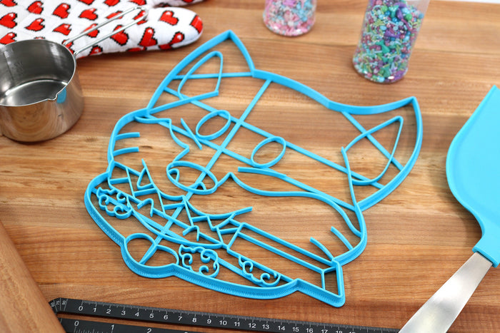 XL 12 Inch Shiba Inu Cookie Cutters Samurai Shiba - Shiba Inu Cake Cutter - Gift for Shiba Inu Owner