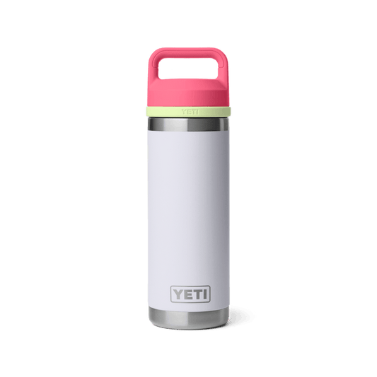 Yeti Rambler Water Bottle Mist / Pink / Grasshopper WITH COLOR-BLOCKED CHUG CAP