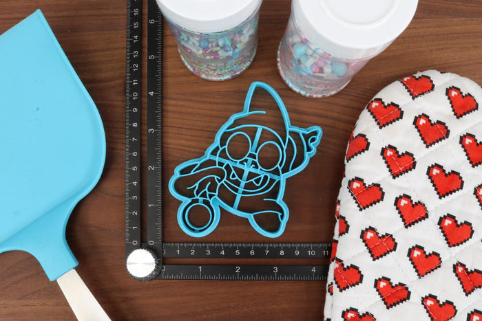 Yoshi's Island Characters Cookie Cutters - Baby Bowser, Baby Mario, Kamek, Poochy, Yoshi Egg - Super Mario Bros / Yoshi Games