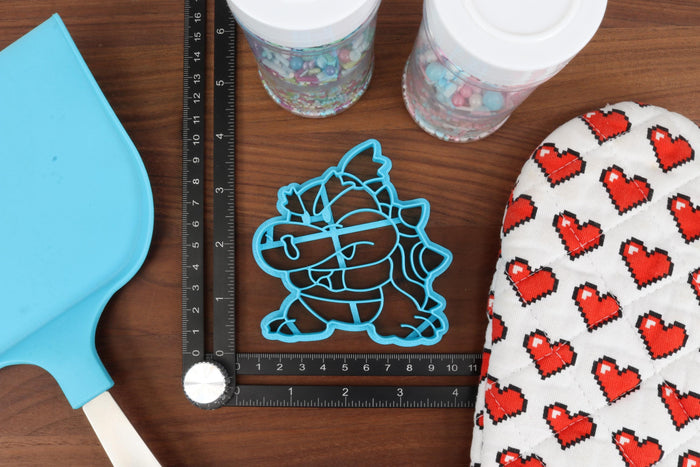 Yoshi's Island Characters Cookie Cutters - Baby Bowser, Baby Mario, Kamek, Poochy, Yoshi Egg - Super Mario Bros / Yoshi Games