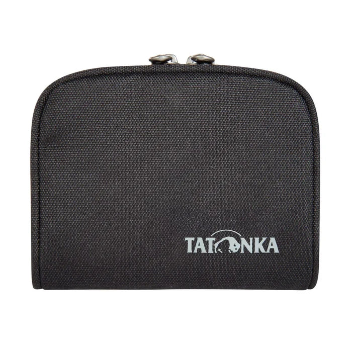 ארנק טיולים שחור Tatonka Zip Money Box RFID עם רוכסן היקפי והגנה מגניבת נתונים